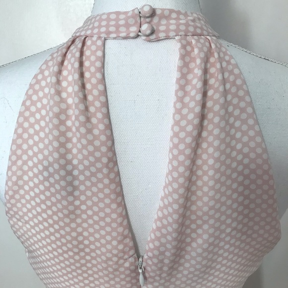 Express polka dot keyhole dress - Picture 6 of 7